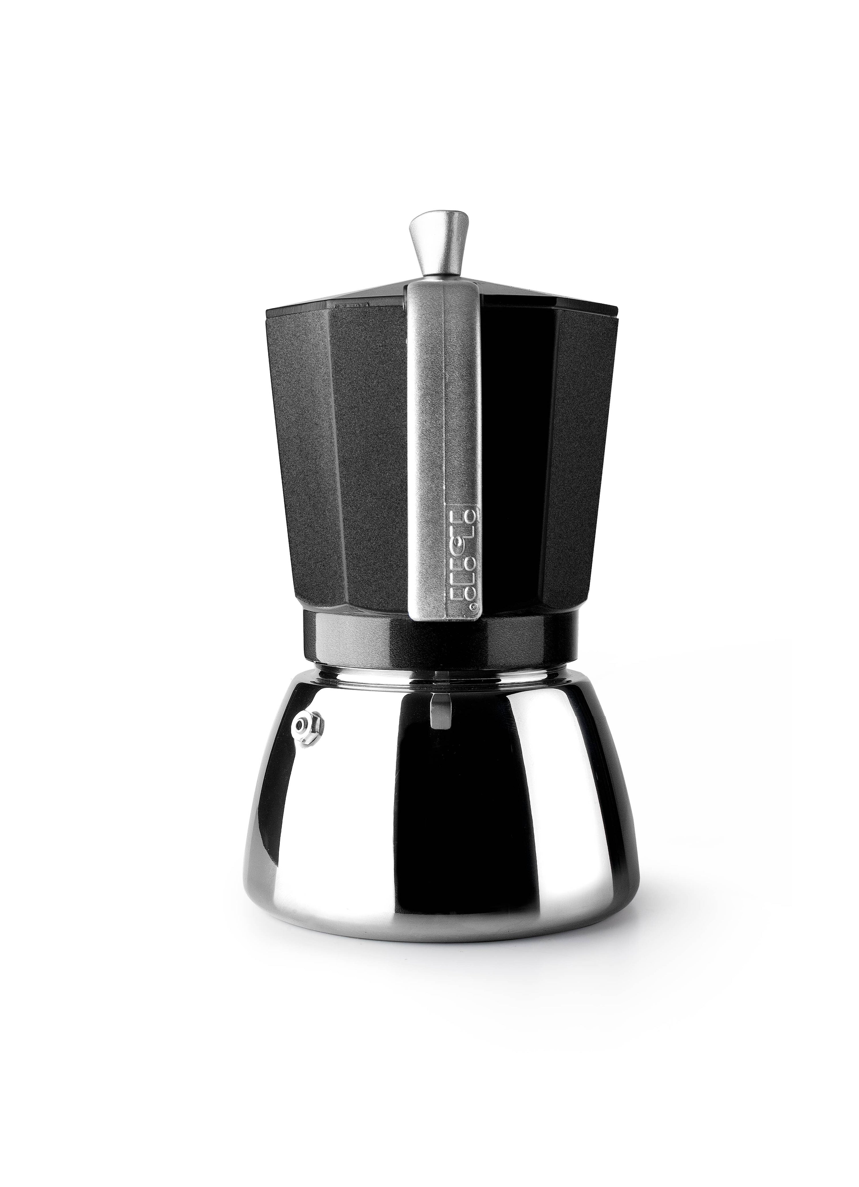 Ibili - Elba Espressokanne - 3 kopper - sort