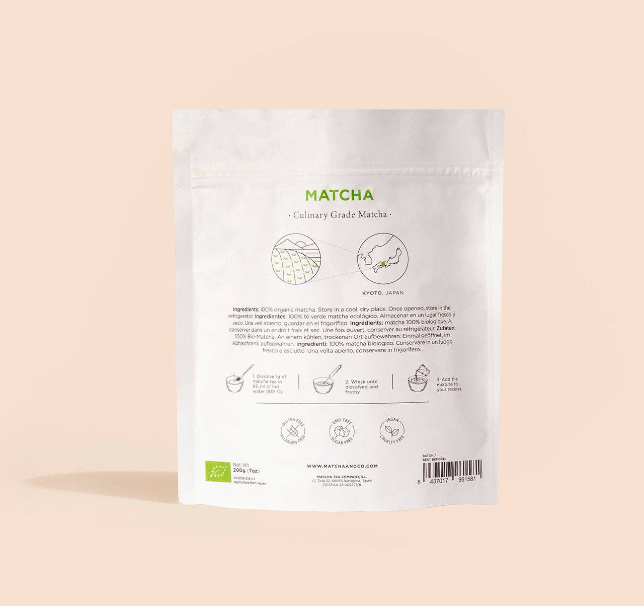 Matcha & CO – Matcha-tepulver til matlaging