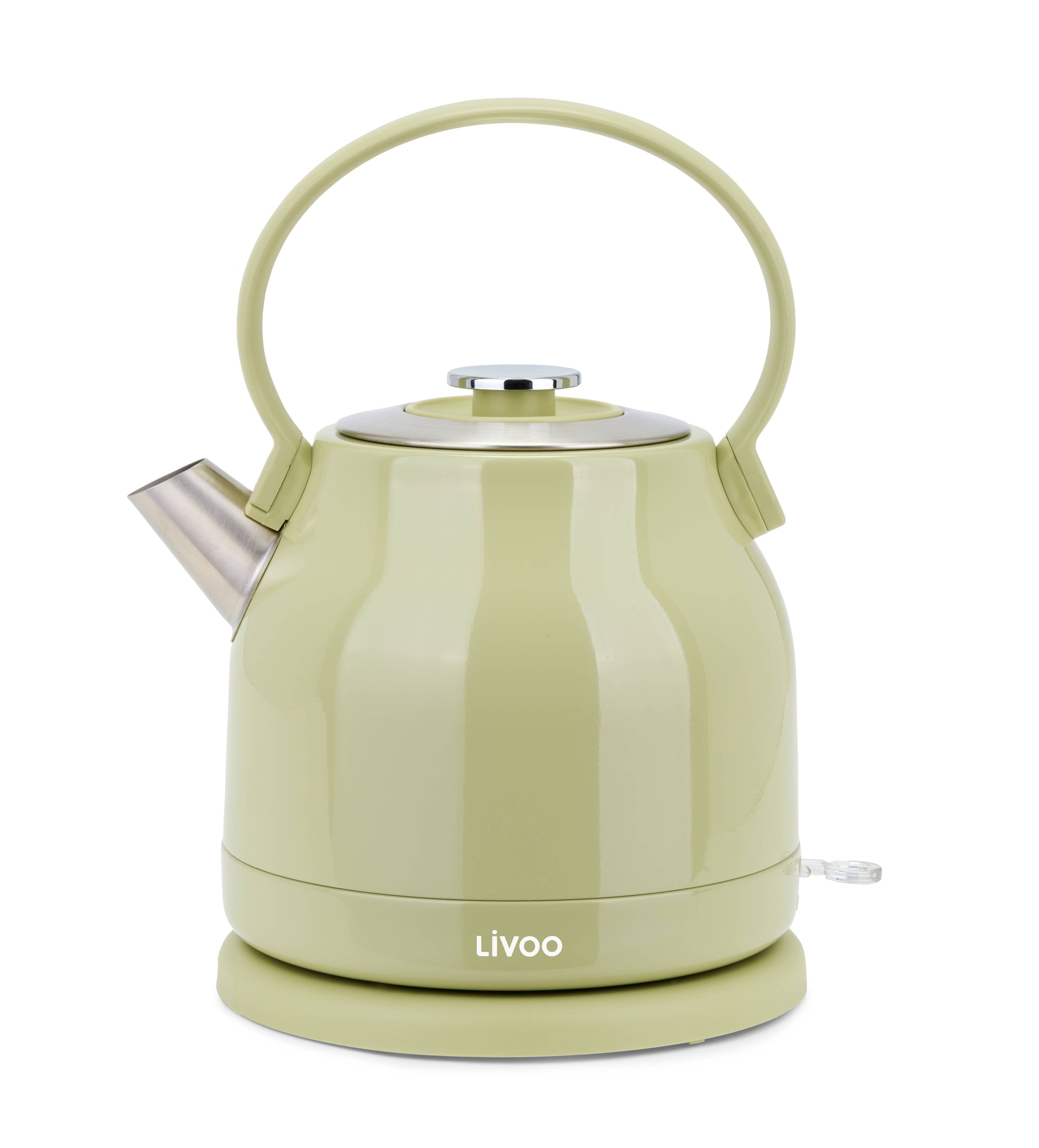 Livoo Retro Vannkoker - 1,5l - pistasj
