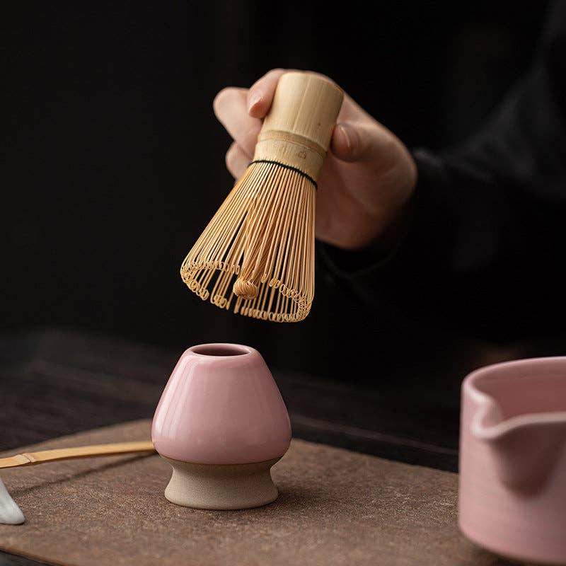 Gohobi – Keramisk matcha-sett  041 Rosa