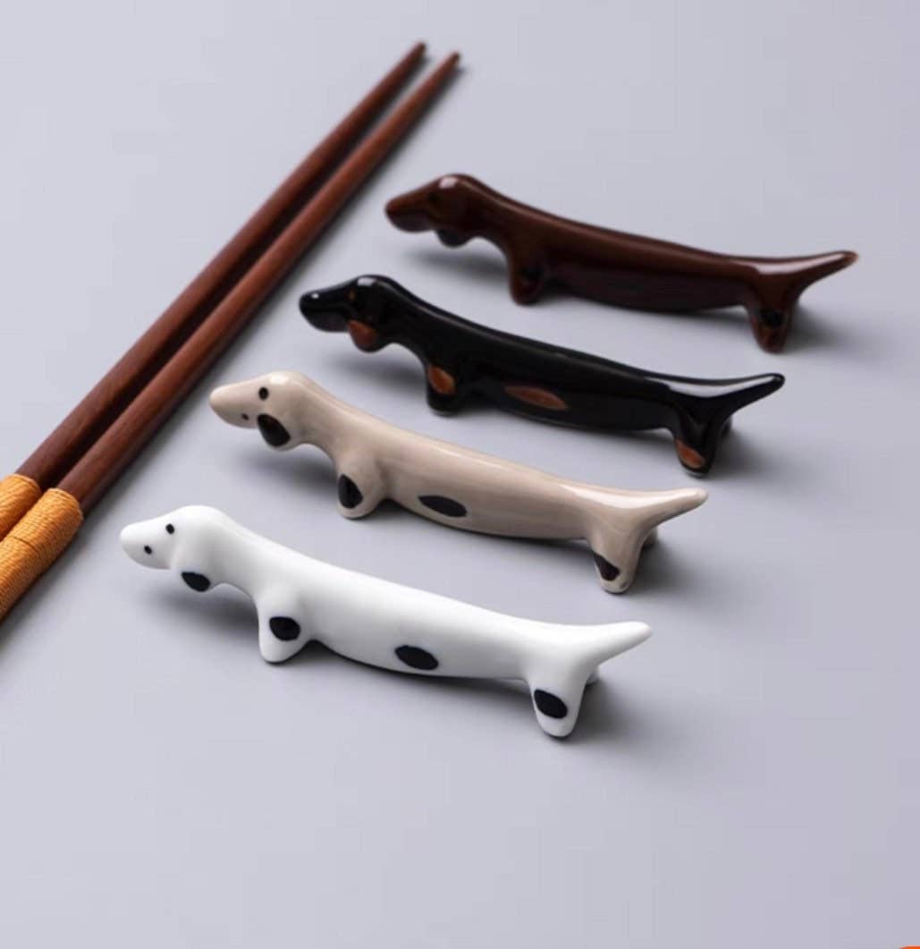 Gohobi - dachs-hund-spisepinneholder White