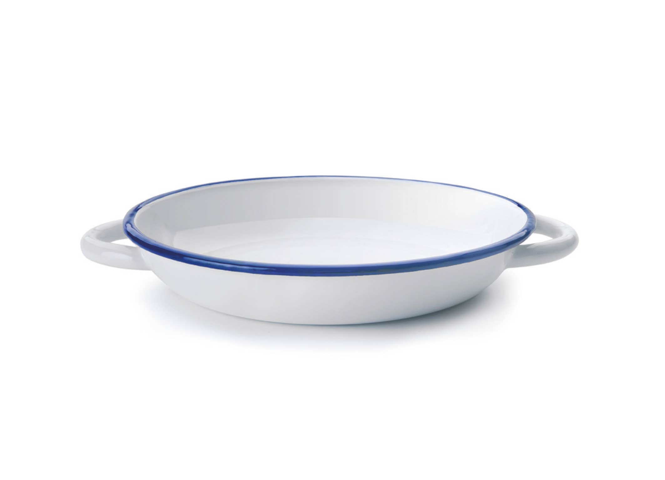 Ibili – Rundt Serveringsbrett med Håndtak (Hvit, 22 cm)