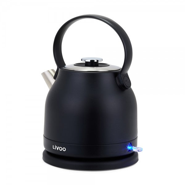 Livoo Retro Vannkoker - 1,5l - svart