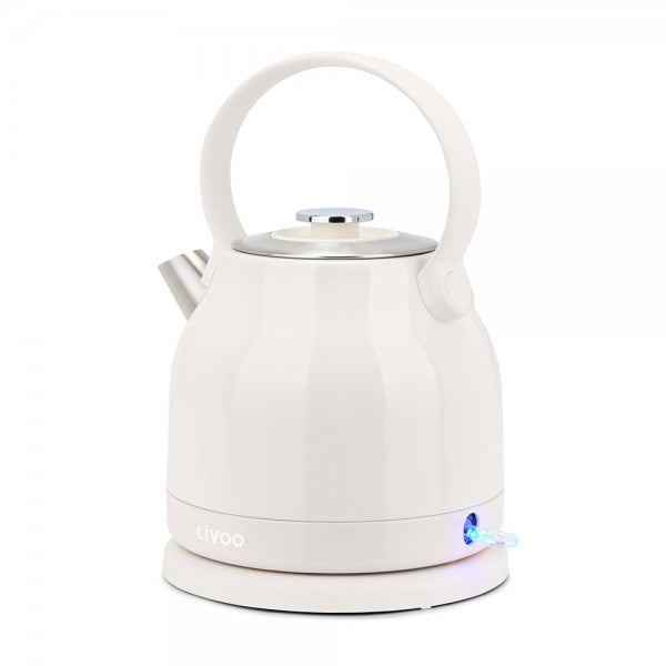 Livoo Retro Vannkoker - 1,5l - hvit